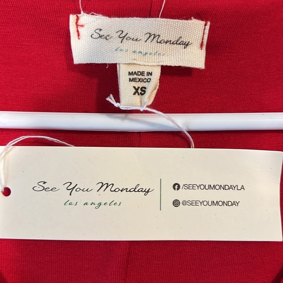 Red cocktail dress, See You Monday - Picture 3 of 4